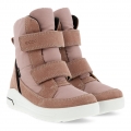 Ecco Winterstiefel Urban Snowboarder Mid-Cut GTX (wasserdicht, Wildleder, Textil) rosa Kinder